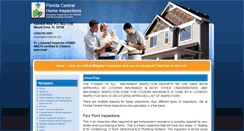 Desktop Screenshot of floridacentralhomeinspections.com